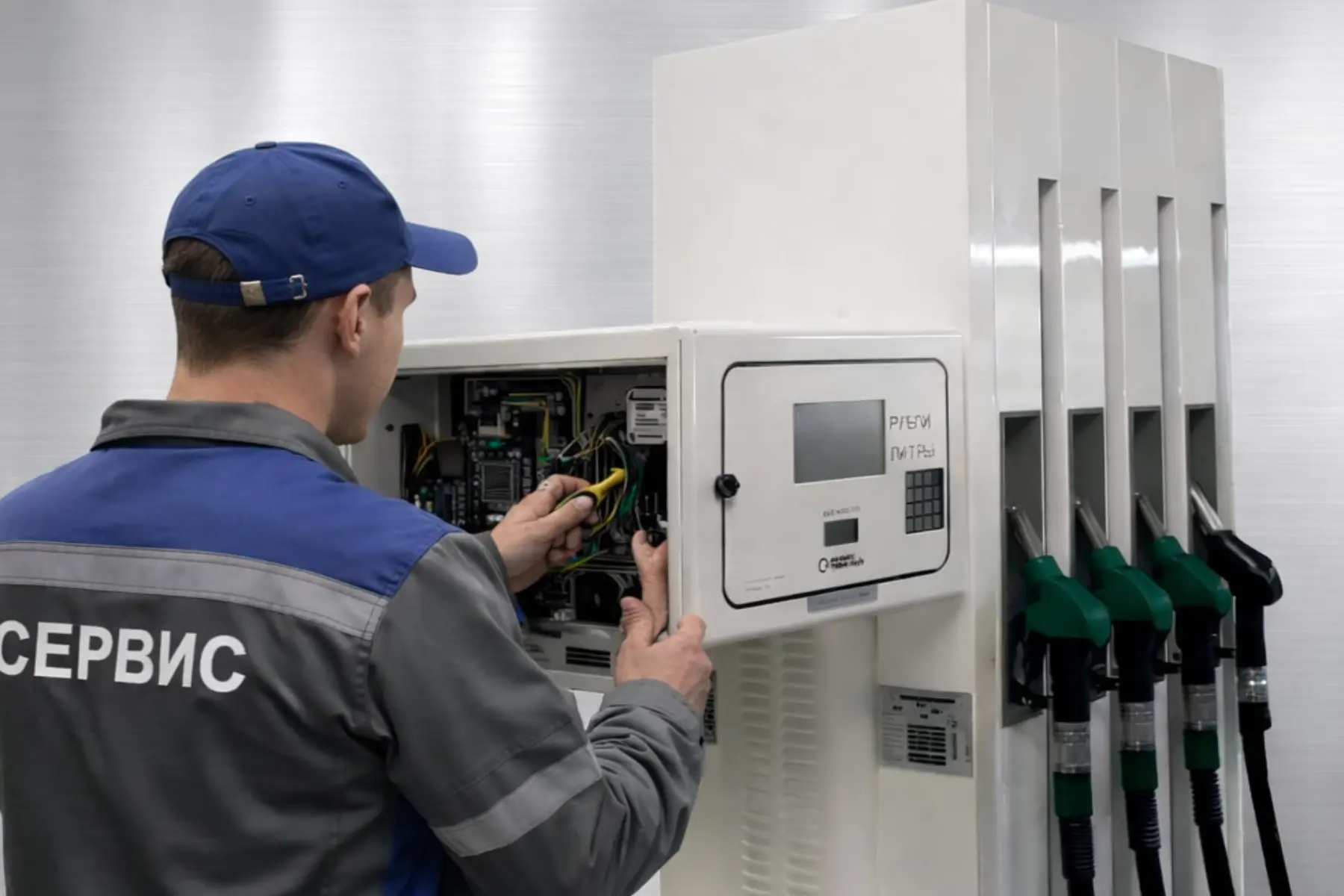 Оформление заявки на ремонт оборудования АЗС
